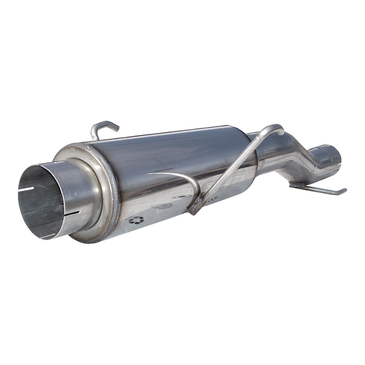 MBRP High-Flow Muffler Assembly; T409 Stainless Steel (2004-2007 Ram 2500,2004-2007 Ram 3500) - MK96116