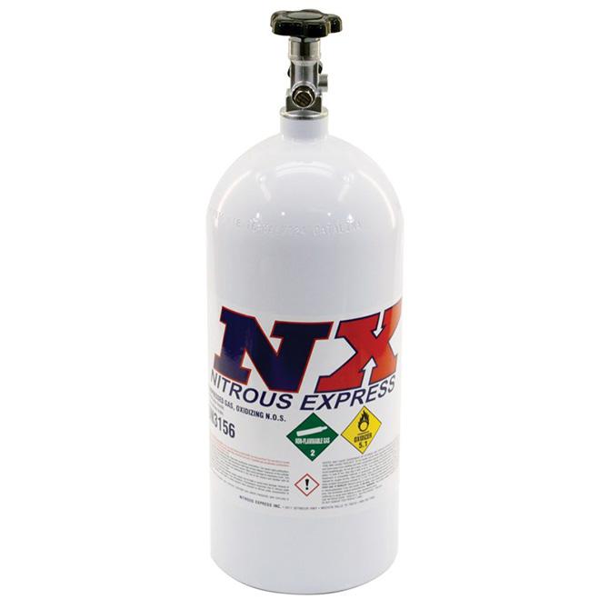 Nitrous Express 10 Lb Bottle W/ Mainline Valve (6.89 Dia. X 20.19 Tall) - ML11100