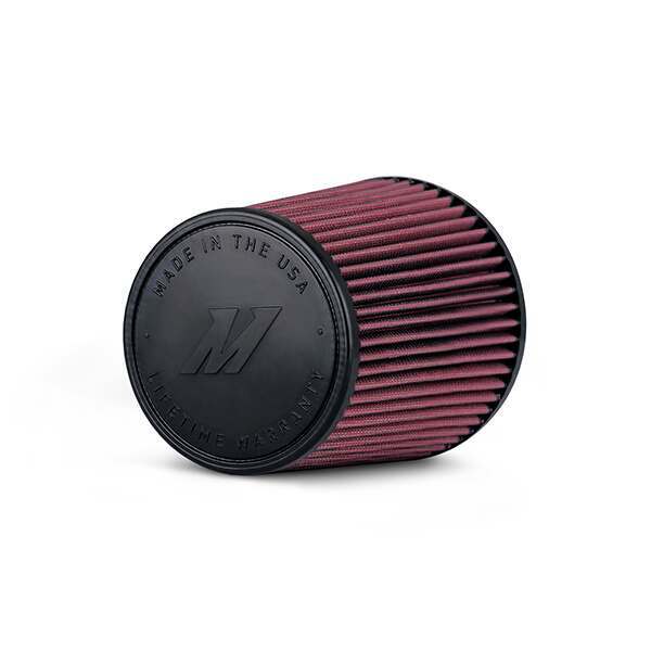 Mishimoto Mishimoto Performance Air Filter, 4" Inlet, 7" Filter Length, Red - MMAF-4007