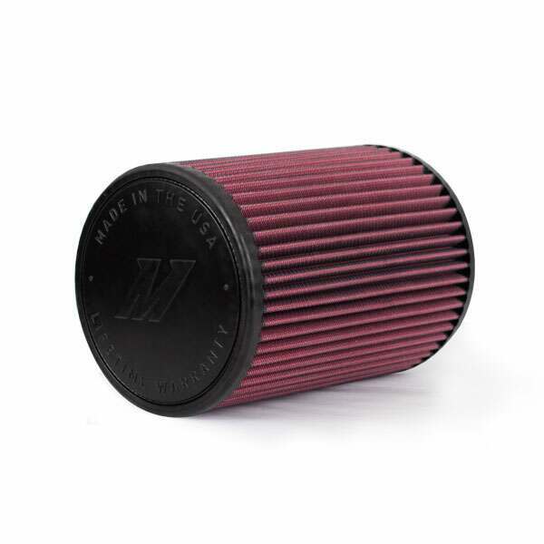 Mishimoto Performance Air Filter, 4In Inlet, 6In Filter Length - MMAF-4006