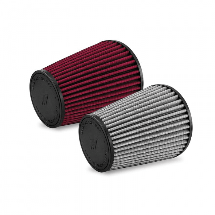 Mishimoto Performance Air Filter, 4.5In Inlet, 7.8In Filter Length, Dry Washable - MMAF-4578DW