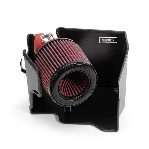 Mishimoto Mini Cooper S Performance Air Intake, 2014-2018 Wrinkle Red (2014-2019 Cooper) - MMAI-MIN-14WRD