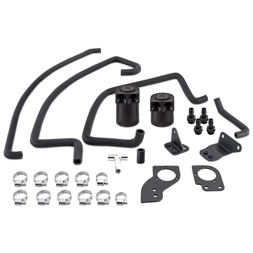 Mishimoto Direct-Fit Catch Can Kit, Fits Nissan 350Z 2007-2009 VQ35HR (2007-2013 350Z, G35, EX35, FX35, M35, M35h) - MMBCC-350Z-07PBE