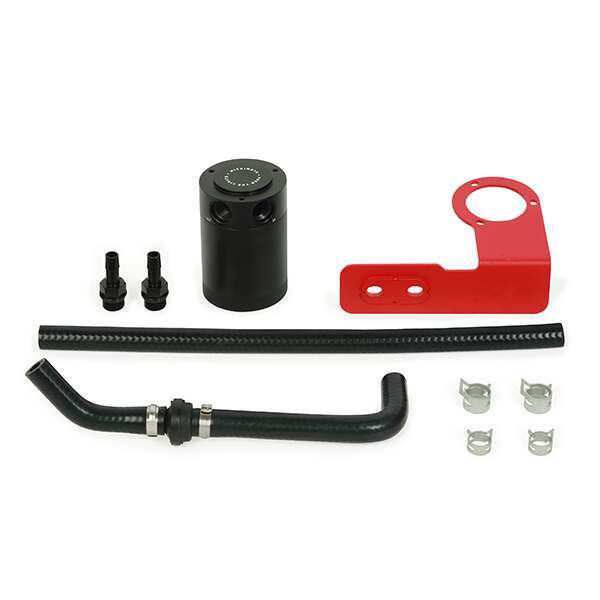 Mishimoto Honda Accord 1.5T Direct Fit Catch Can, Red Bracket, 2018+ (2018-2020 Accord) - MMBCC-ACRD15-18PBERD