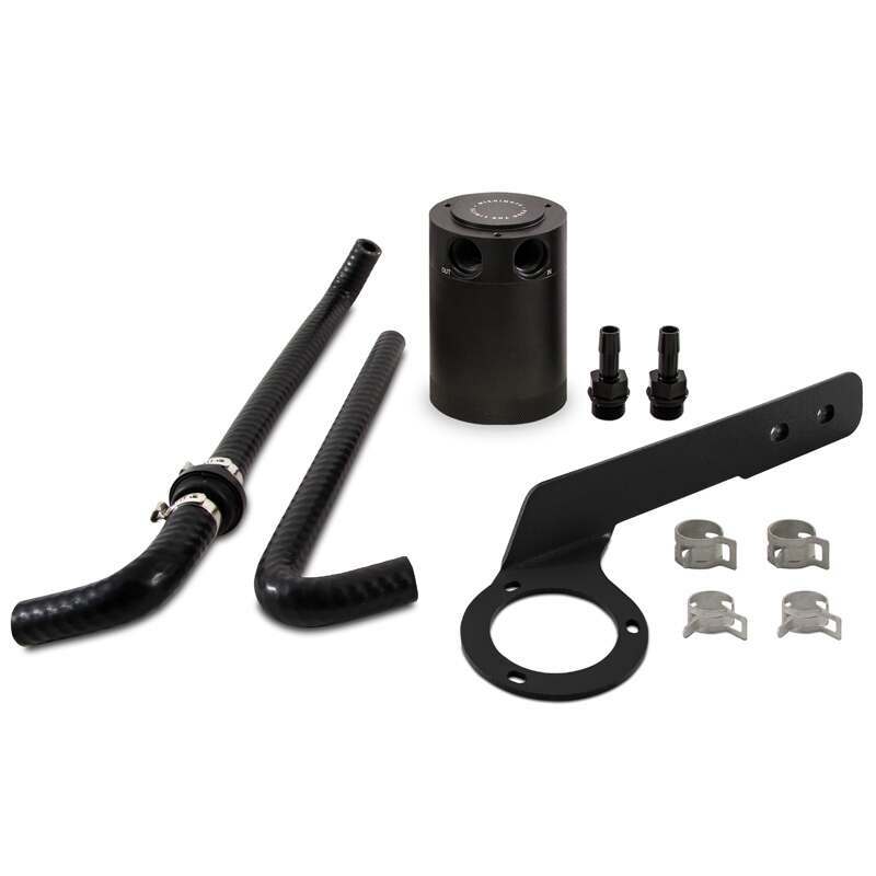 Mishimoto Honda Accord 2.0T Direct Fit Baffled Oil Catch Can, PCV Side, 2018+, Black (2018-2019 Accord) - MMBCC-ACRD20-18PBEBK
