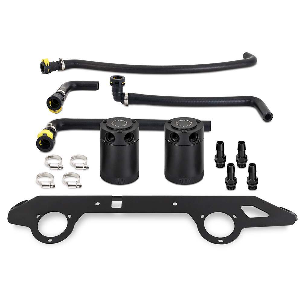 Mishimoto Baffled Oil Catch Can System (2021+ Ford Bronco 2.7L) - MMBCC-BR27-21S