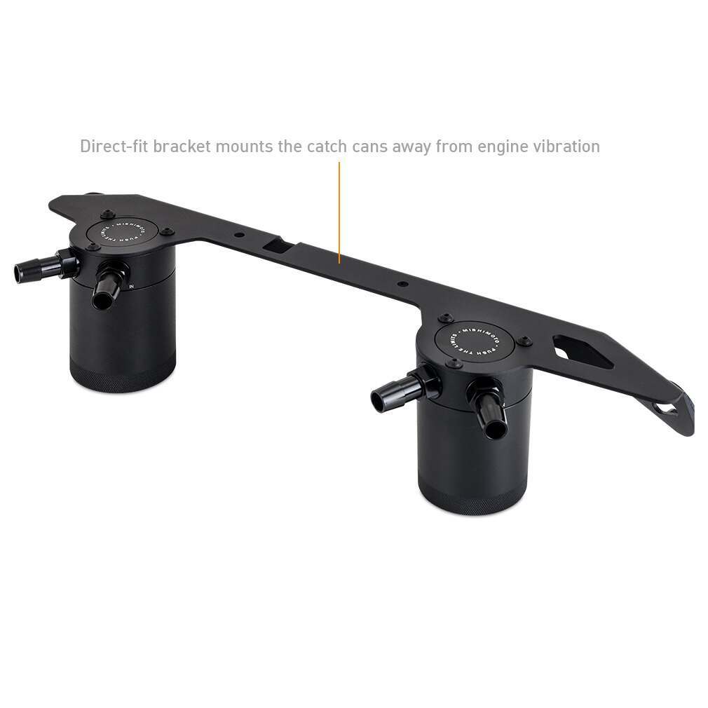 Mishimoto Baffled Oil Catch Can System (2023+ Ford Bronco 2.7L) - MMBCC-BR27-23S