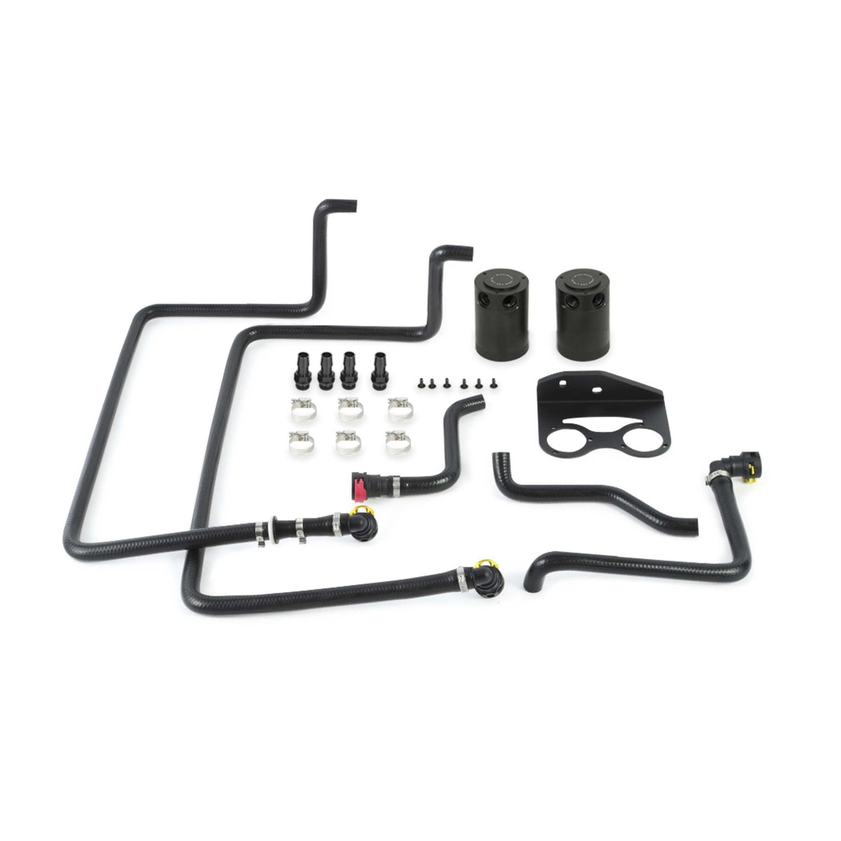 Mishimoto MMBCC-F27T-15SBE FORD F-150 2.7L ECOBOOST BAFFLED OIL CATCH CAN, 2015-2017