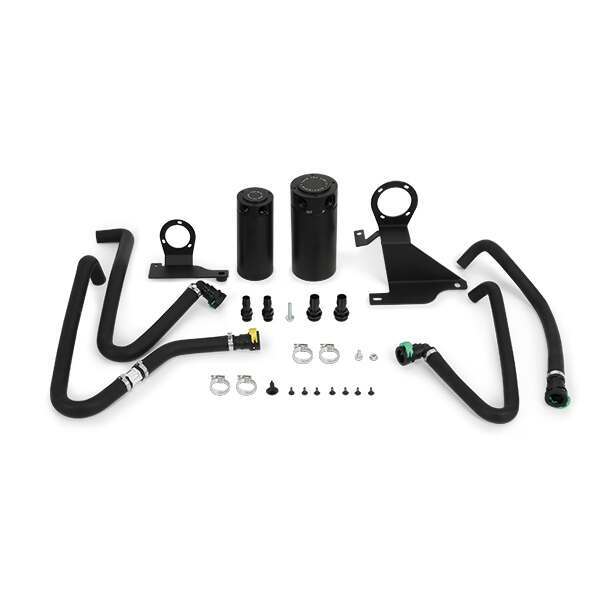 Mishimoto MMBCC-F35T-11SBE FORD F-150 3.5L ECOBOOST BAFFLED OIL CATCH CAN, 2011-2014
