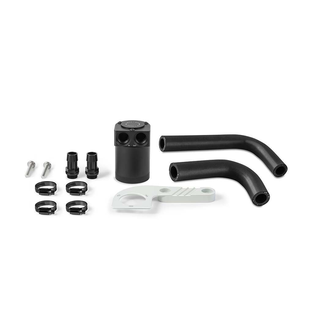 Mishimoto Baffled Oil Catch Can, Fits Bmw F8X M3/M4 2015-2020, Alpine White Iii - MMBCC-F80-15CAW