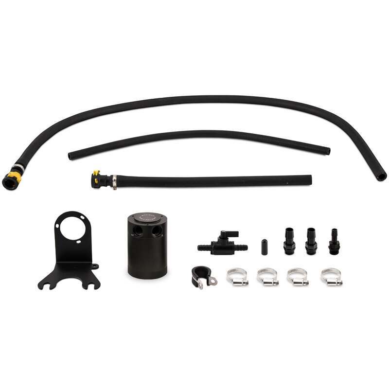 Mishimoto Jeep Wrangler JL 3.6L Baffled Oil Catch Can, 2018+ (2018-2019 Wrangler) - MMBCC-JLP-18PBE