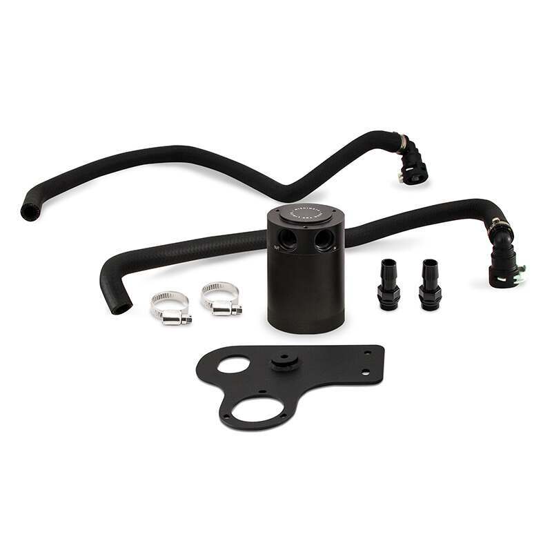 Mishimoto MMBCC-MUS8-18PBE PCV Side Baffled Oil Catch Can (2018-2023 Mustang GT)