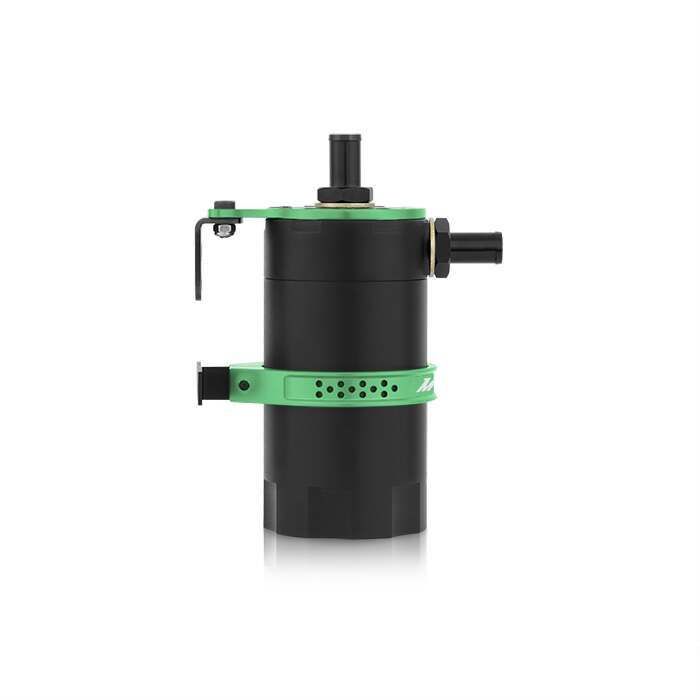 Mishimoto Mishimoto Baffled Oil Catch Can, Green - MMBCC-UNI-GN