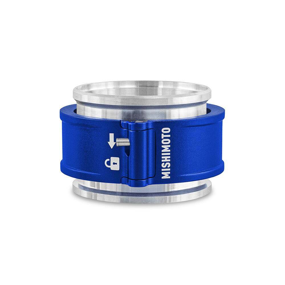 Mishimoto Quick Release Clamp Assembly, 2.5" Blue - MMCLAMP-QD-25BL