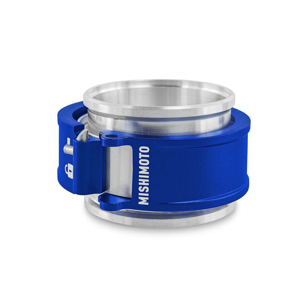 Mishimoto Quick Release Clamp Assembly, 2.5" Blue - MMCLAMP-QD-25BL