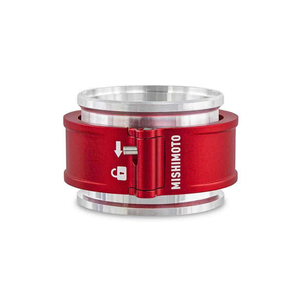 Mishimoto Quick Release Clamp Assembly, 2.5" Red - MMCLAMP-QD-25RD