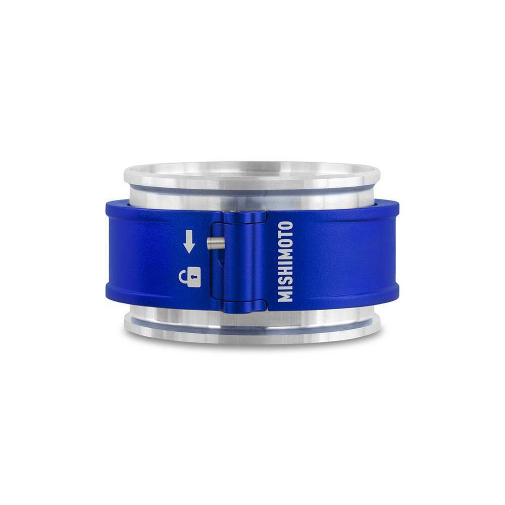 Mishimoto Quick Release Clamp Assembly, 3" Blue - MMCLAMP-QD-30BL