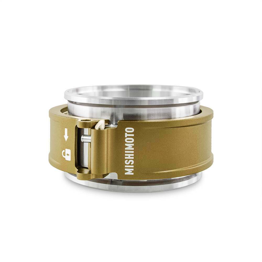 Mishimoto Quick Release Clamp Assembly, 3" Gold - MMCLAMP-QD-30GD
