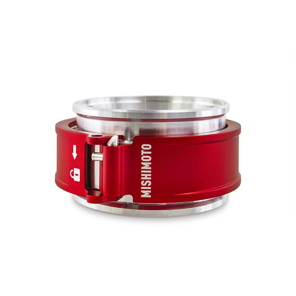 Mishimoto Quick Release Clamp Assembly, 3" Red - MMCLAMP-QD-30RD