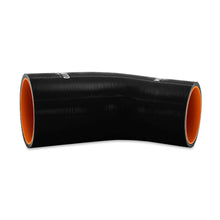 Mishimoto 45-Degree Silicone Transition Coupler, 2.00-in to 2.50-in, Black - MMCP-R45-2025BK