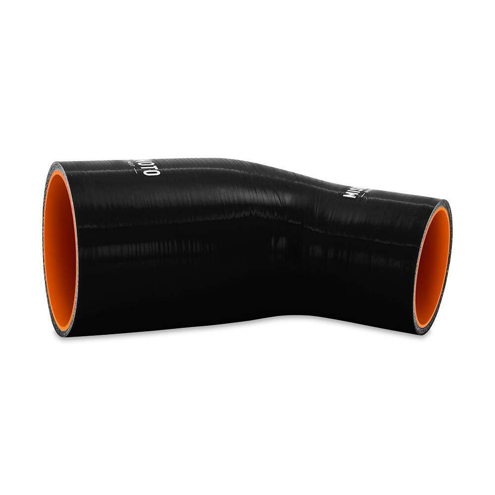 Mishimoto 45-Degree Silicone Transition Coupler, 2.50-in to 3.00-in, Black - MMCP-R45-2530BK