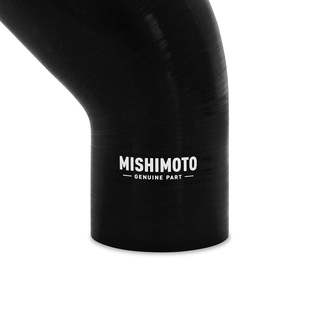 Mishimoto 45-Degree Silicone Transition Coupler, 3.00-in to 3.50-in, Black - MMCP-R45-3035BK