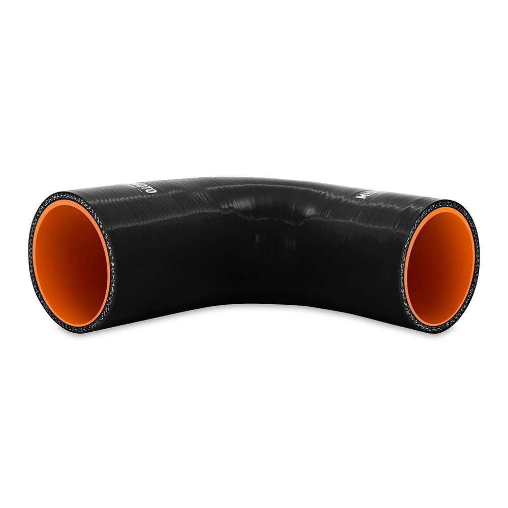 Mishimoto 90-Degree Silicone Transition Coupler, 2.50-in to 2.75-in, Black - MMCP-R90-25275BK