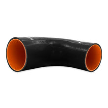 Mishimoto 90-Degree Silicone Transition Coupler, 3.50-in to 4.00-in, Black - MMCP-R90-3540BK