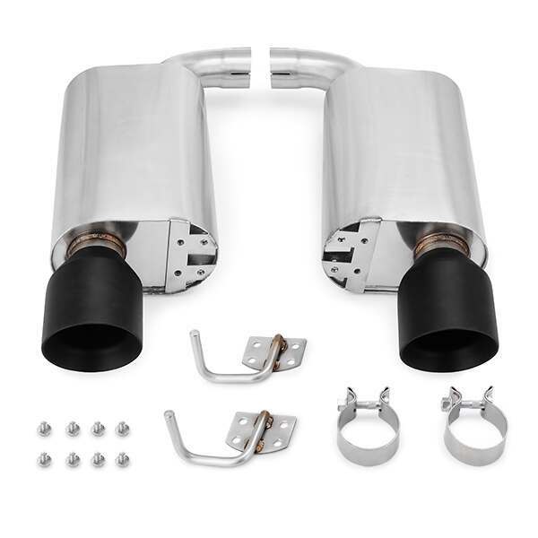 Mishimoto Ford Mustang GT Street Axleback Exhaust, 2015-2017 (2015-2017 Mustang) - MMEXH-MUS8-15ASBK
