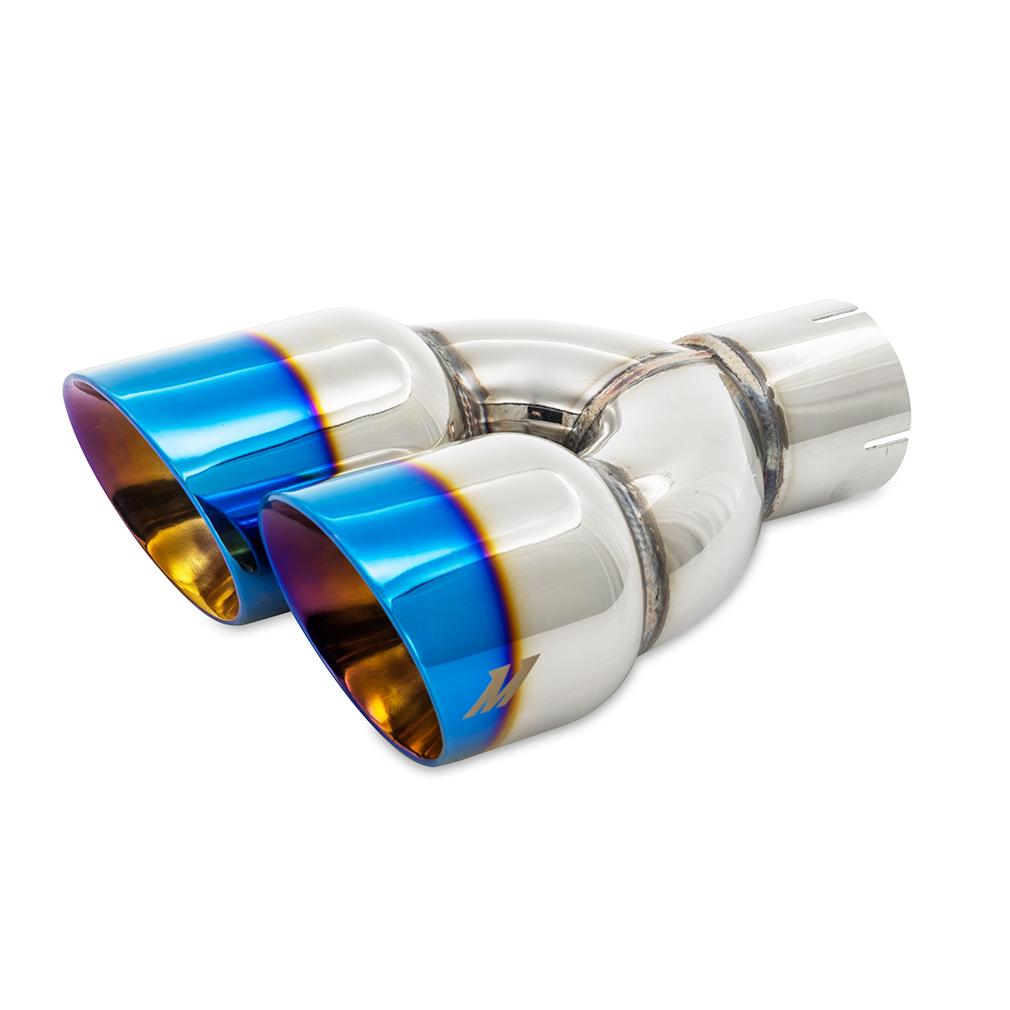 Mishimoto Dual Offset Exhaust Tips 2.5" Inlet 3" Outlet - MMEXH-TIP-FSTBT