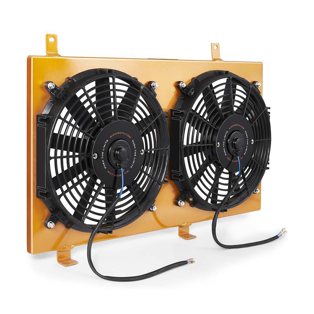 Mishimoto Performance Aluminum Fan Shroud Kit, Fits Mazda Rx-8 2004-2008, Gold - MMFS-RX8-04GD