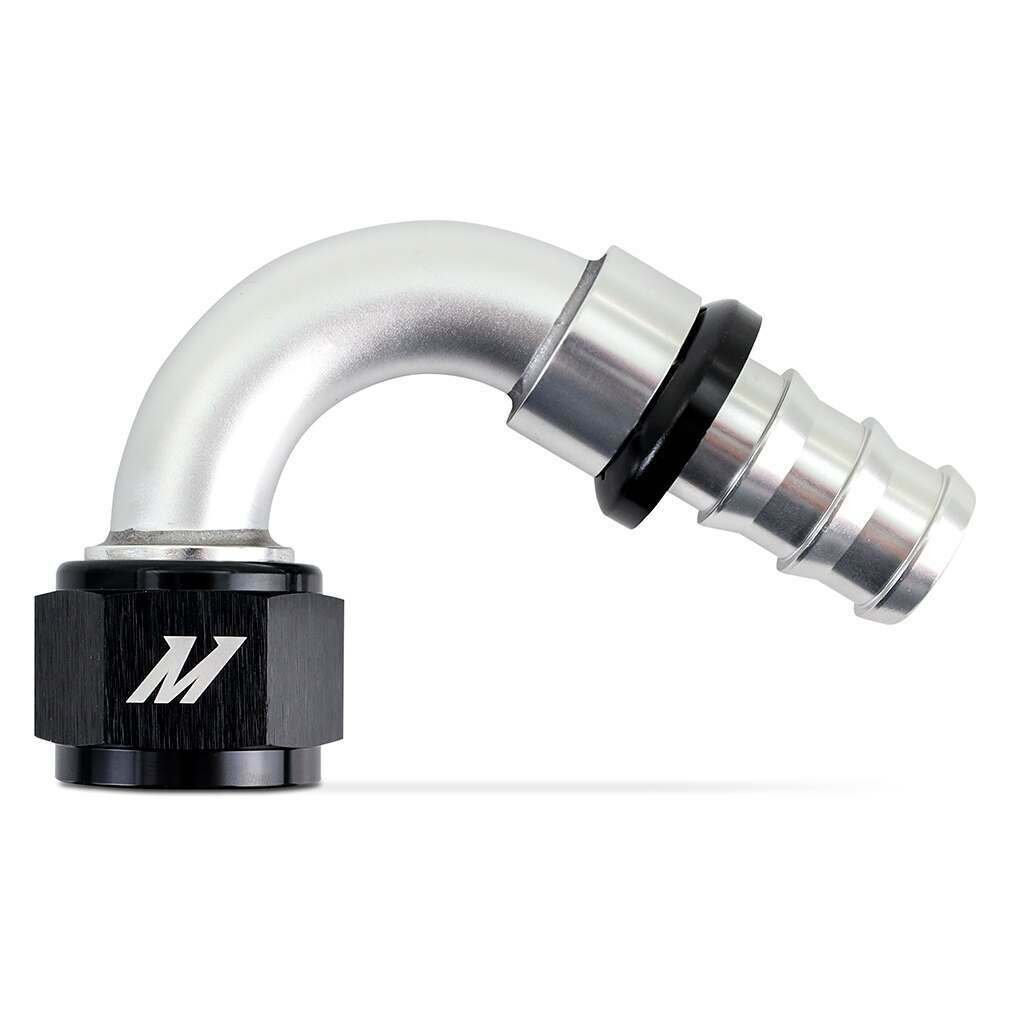 Mishimoto Push-Lock Fitting, -12An, 120-Degree - MMFT-PL-12120