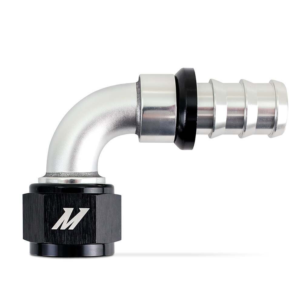 Mishimoto Push-Lock Fitting, -12An, 90-Degree - MMFT-PL-1290