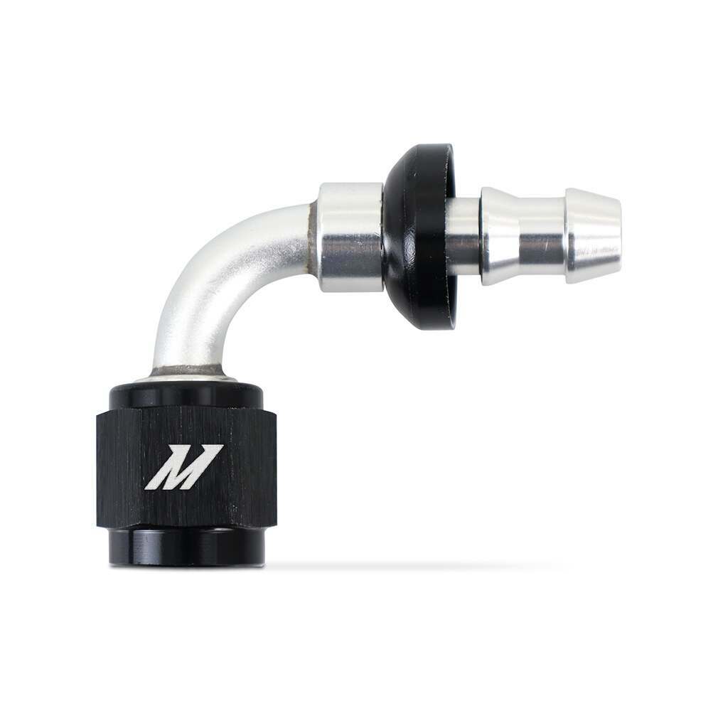 Mishimoto Push-Lock Fitting, -4An, 90-Degree - MMFT-PL-490