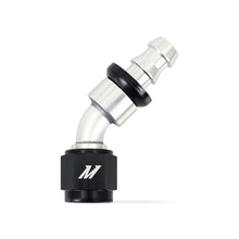 Mishimoto Push-Lock Fitting, -6An, 45-Degree - MMFT-PL-645