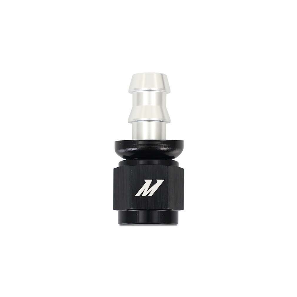 Mishimoto Push-Lock Fitting, -6An, Straight - MMFT-PL-6S