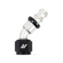Mishimoto Push-Lock Fitting, -8An, 45-Degree - MMFT-PL-845