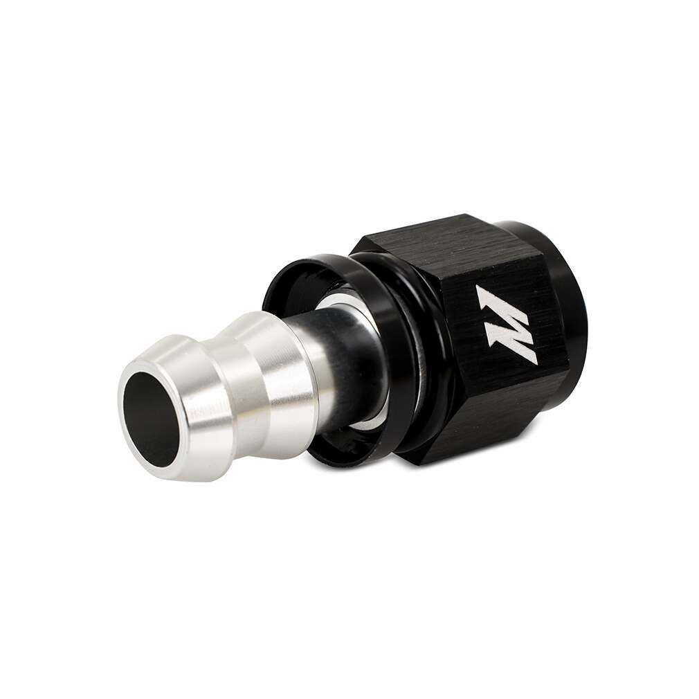 Mishimoto Push-Lock Fitting, -8An, Straight - MMFT-PL-8S
