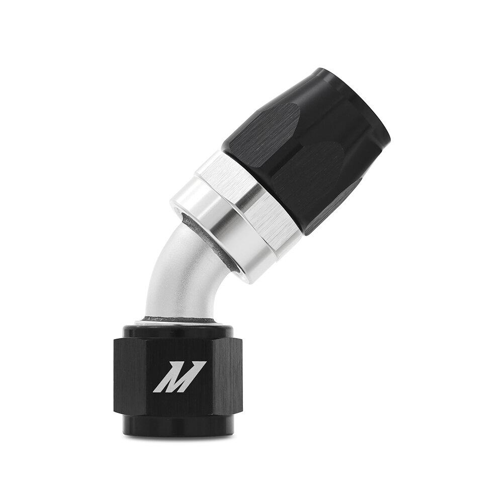 Mishimoto -6AN Braided Line Fitting, 45 Degree - MMFT-SW-06-45