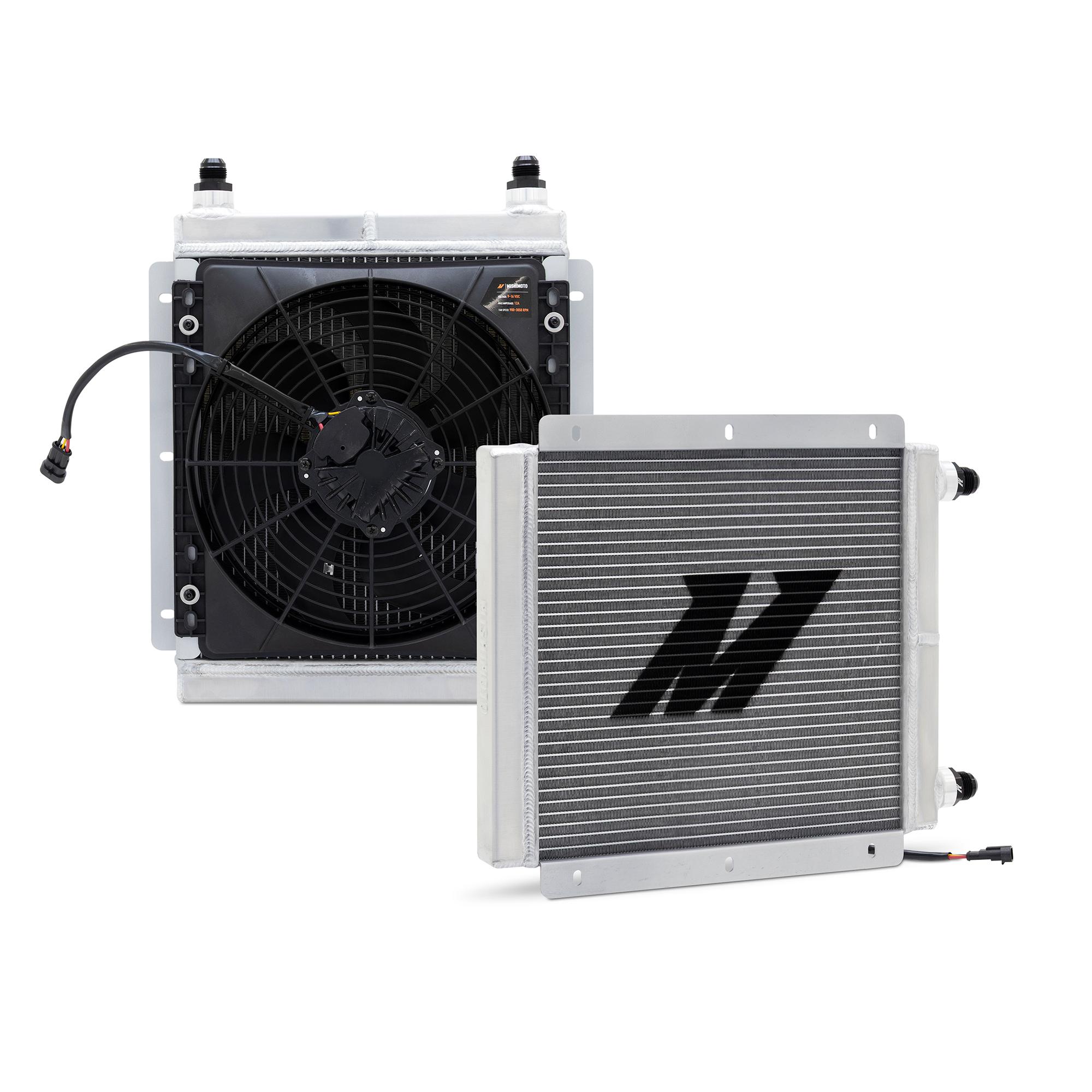 Mishimoto Universal Heat Exchanger Kit With Integrated 12" Brushless Fan - MMHE-UNI-BRLS-K
