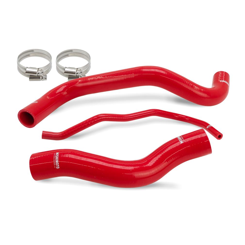 Mishimoto Silicone Coolant Hose Kit Fits Honda Civic 1.5T 2022+ Red (2022-2025 Integra Base, Integra A-Spec, Civic EX, Civic Si, Civic Touring) - MMHOSE-CIV-22RD