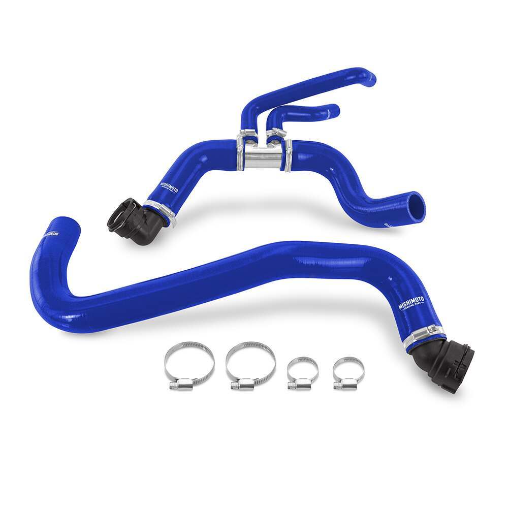 Mishimoto Silicone Radiator Hose Kit, Fits 2011-2014 Ford F-150 5.0L V8, Blue (2011-2014 F-150) - MMHOSE-F50-11BL