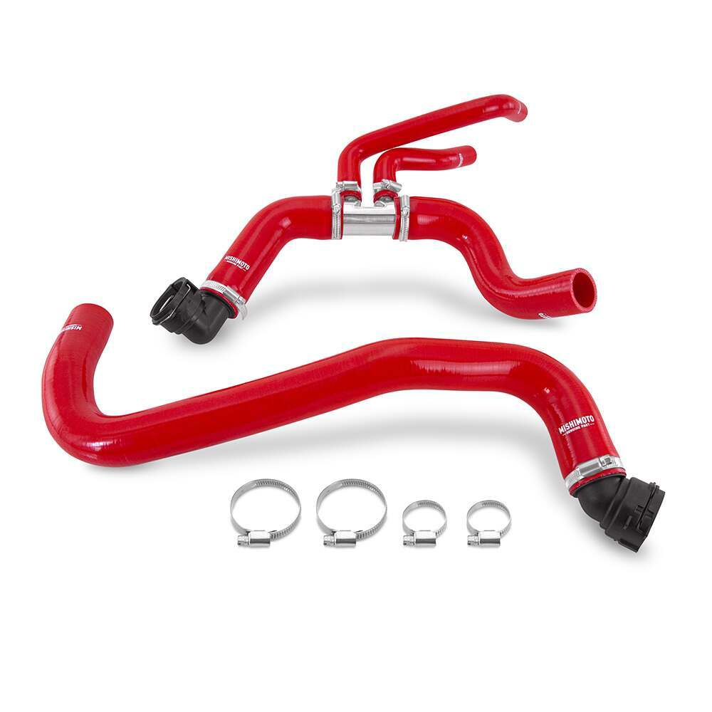 Mishimoto Silicone Radiator Hose Kit, Fits 2011-2014 Ford F-150 5.0L V8, Red (2011-2014 F-150) - MMHOSE-F50-11RD