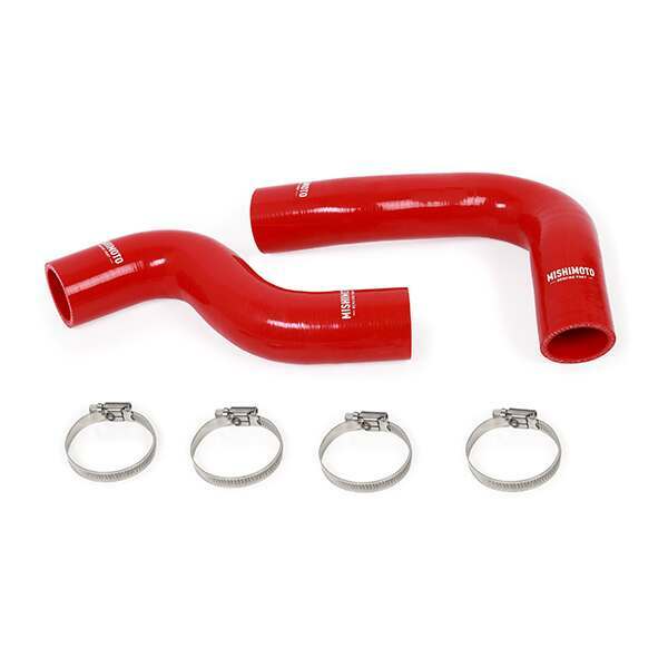 Mishimoto Subaru WRX/STI Turbo Silicone Radiator Hose Kit, 1992-2002, Red - MMHOSE-GC8T-92RD