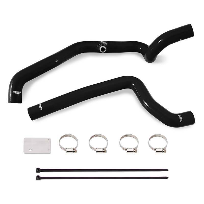 Mishimoto Jeep Wrangler JL 2.0L Silicone Radiator Hose Kit, 2018+, Black (2018-2020 Wrangler) - MMHOSE-JLH-18BK