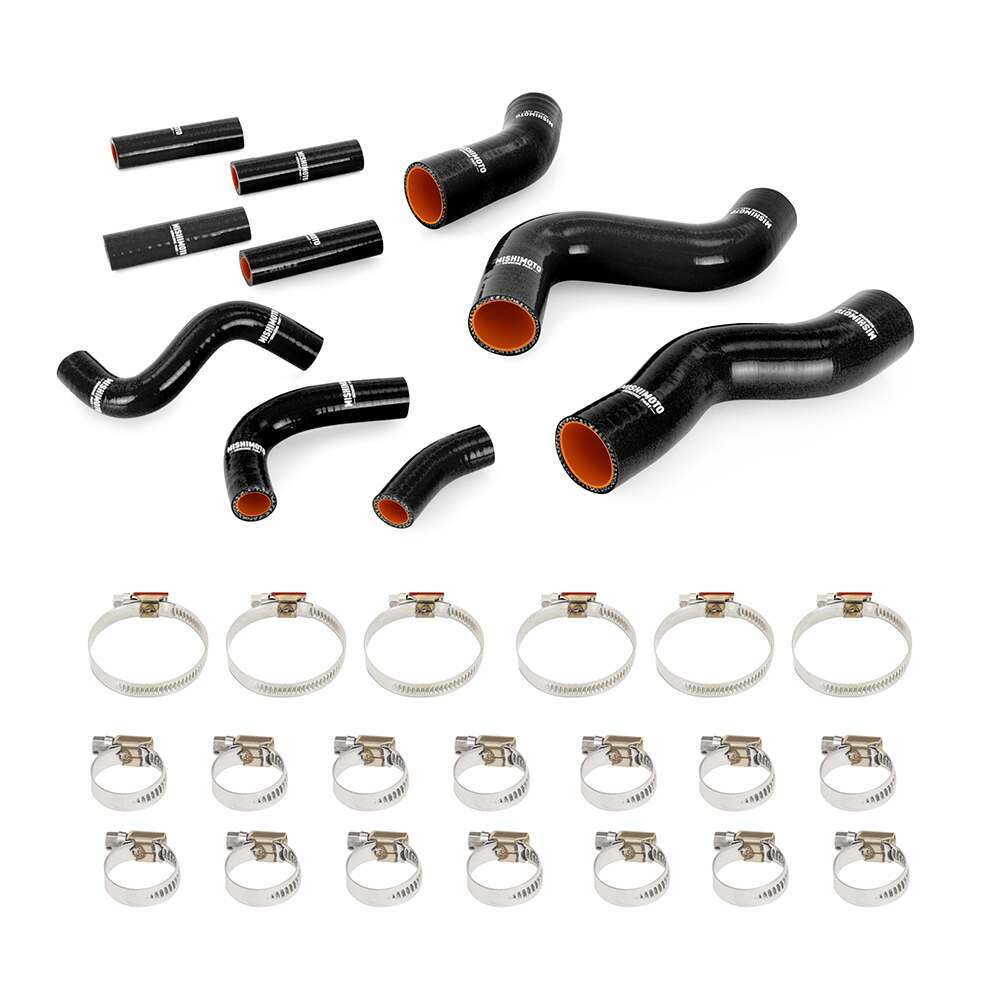 Mishimoto Radiator & Heater Hose Kit, fits Toyota Land Cruiser 4.5L 1992-1997, Black (1993-1997 Land Cruiser) - MMHOSE-LCR-92KBK