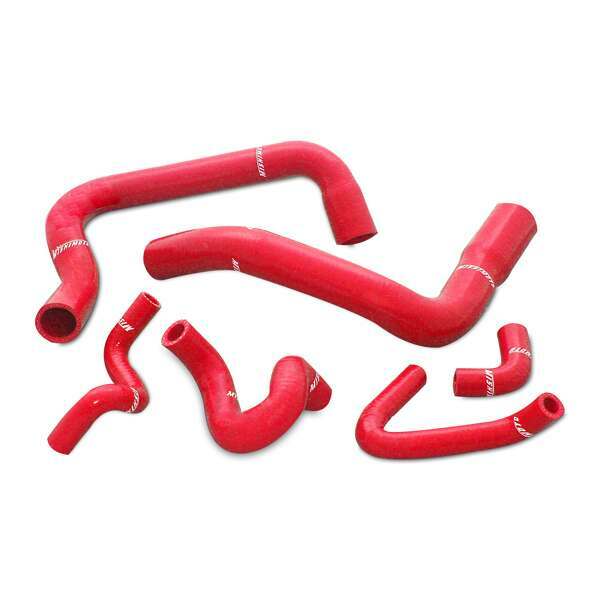 Mishimoto 86-93 Mustang 5.0L Silicone Radiator Hose Kit (Red)