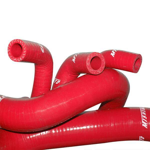 Mishimoto 86-93 Mustang 5.0L Silicone Radiator Hose Kit (Red)