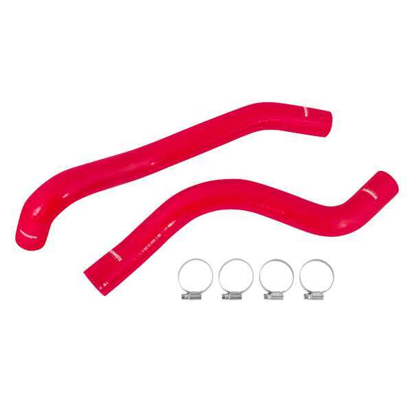 Mishimoto 2015 Mustang 2.3L Ecoboost Silicone Radiator Hose Kit (Red)