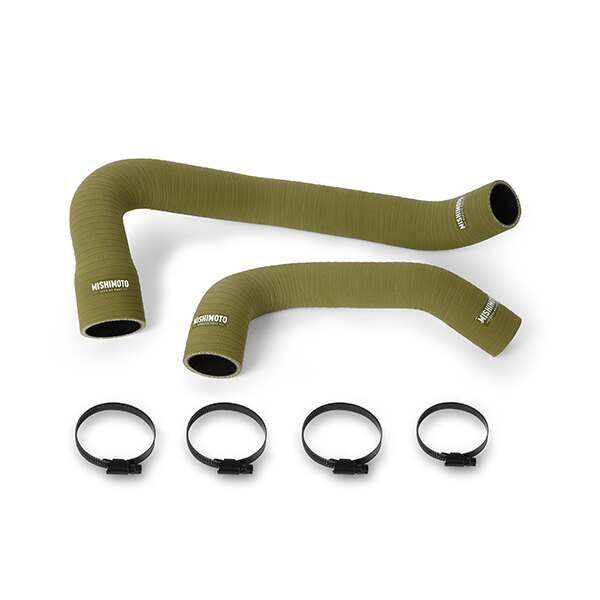 Mishimoto Jeep Wrangler 6 Cyl Silicone Olive Drab Hose Kit, 1997-2006 (1997-2006 Wrangler) - MMHOSE-WR6-97OD